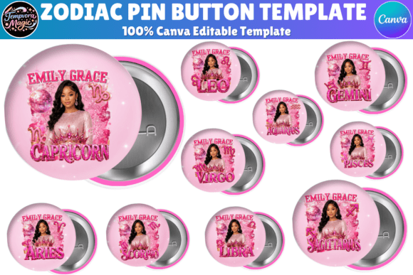 Download Birthday Party Pin Button Canva Designs - Art Collection