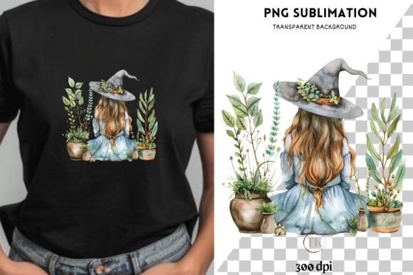 Download Plant Witch Printable Artwork, Digital - Art Collection
