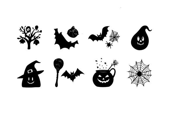 Download Spider Silhouettes, Cobwebs Vector Art - Art Collection