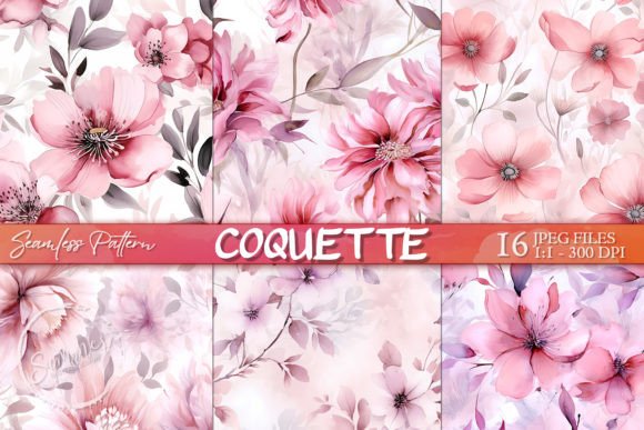 Download Muted Pink Coquette Floral Wallpaper - Pink Collection