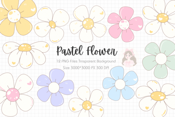 Download Spring Pastel Flower Clipart PNG - Art Collection