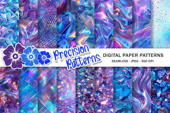 Download Holographic Seamless Pattern Paper - Seamless Collection