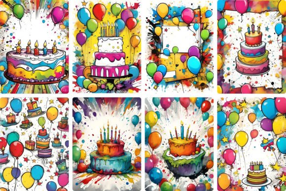 Download Birthday Background, Cartoon Style - Art Collection