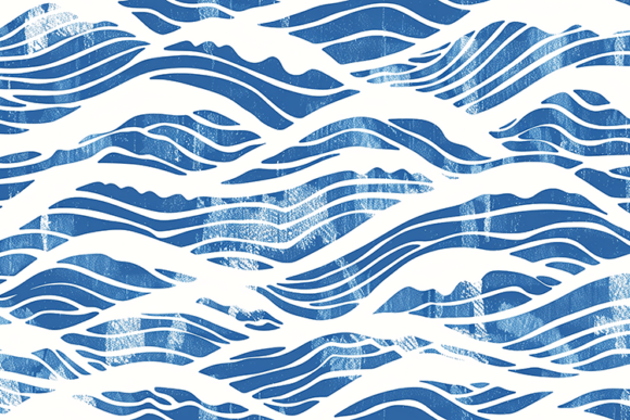 Download Abstract Ocean Waves Seamless Pattern - Seamless Collection
