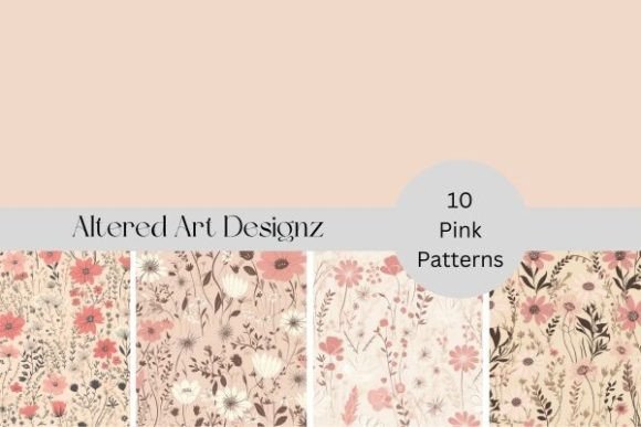 Download Pink and Cream Digital Paper Pack - Pink Collection