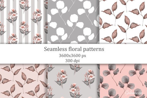 Download Autumn Seamless Floral Patterns - Seamless Collection