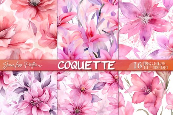 Download Pink Coquette Floral Wallpaper Pattern - Pink Collection