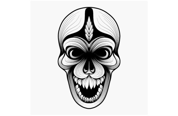 Download Tattoo Tribal Skull Vector Art - Art Collection
