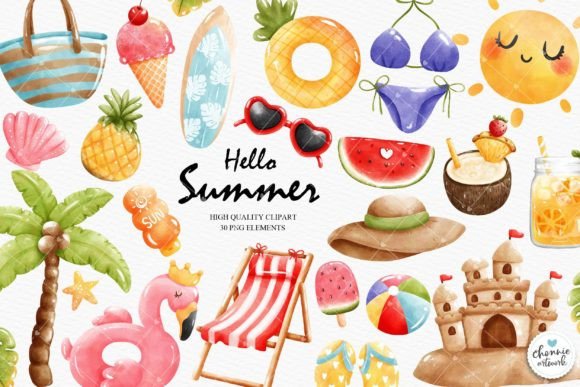 Download Summer Clipart, Seasonal Clipart, Beach - Art Collection