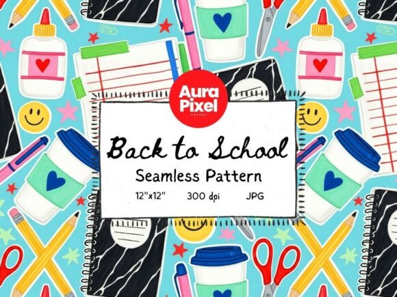 Download Back to School Digital Paper Seamless - Seamless Collection
