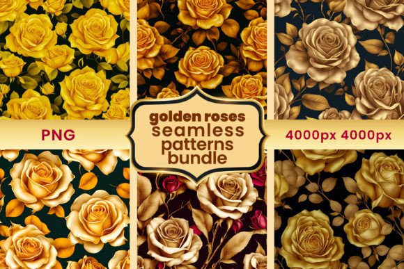 Download Seamless Roses Pattern Design Bundle - Seamless Collection