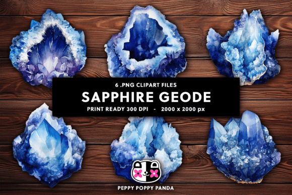 Download Sapphire Geode Clipart - Art Collection