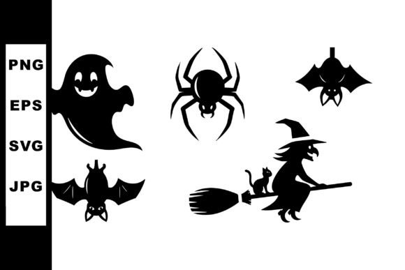 Download Halloween Spooky Silhouettes Vector - Spooky silhouettes Collection