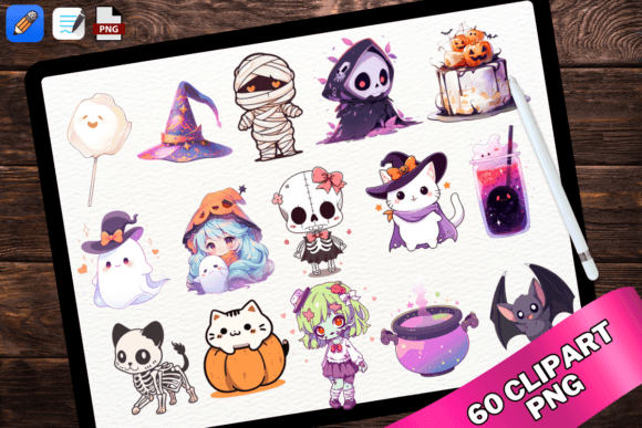 Download Cute Halloween Spooky Clipart PNG - Art Collection