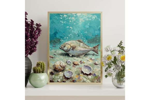 Download Halibut Fish Ocean Floor Printable Art - Art Collection