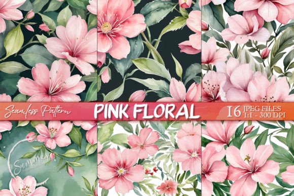 Download Spring Pink Floral Wallpaper Pattern - Pink Collection