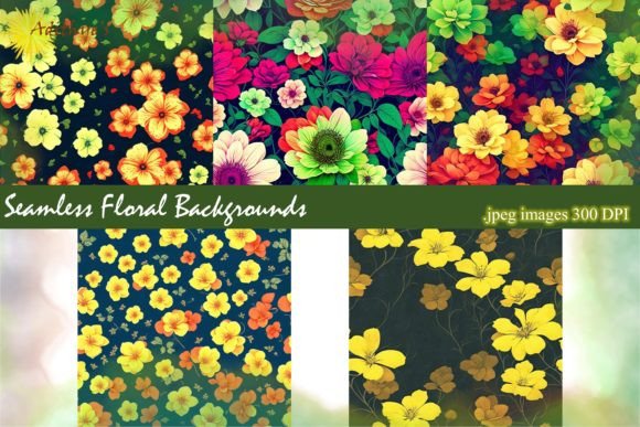 Download Seamless Floral Patterns - Seamless Collection