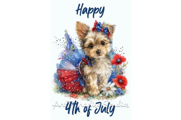 Download Puppy Patriotic Printable Artwork - Art Collection