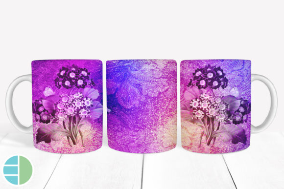 Download Mug Sublimation Vintage Flower Designs - Flower designs Collection