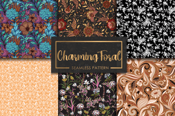 Download Charming Seamless Floral Patterns - Seamless Collection