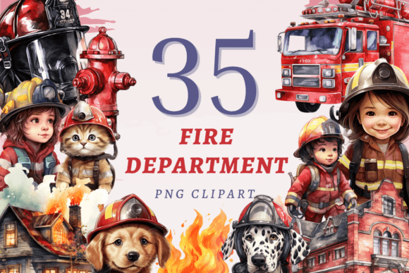 Download Fire Department PNG Bundle - Art Collection