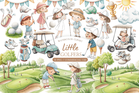 Download Future Golfer Nursery Art Pack - Art Collection