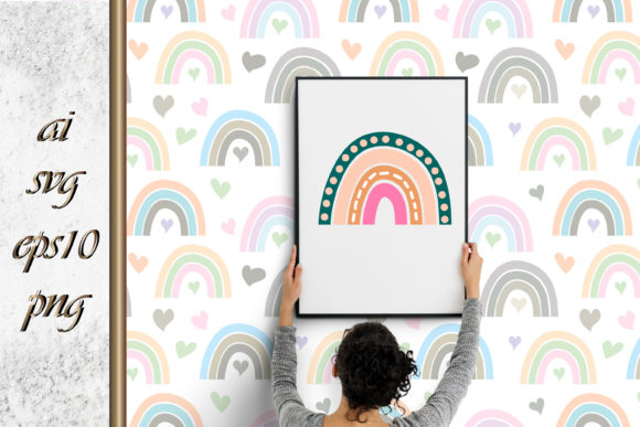 Download Boho Rainbow Clipart Bohemian Patterns - Art Collection