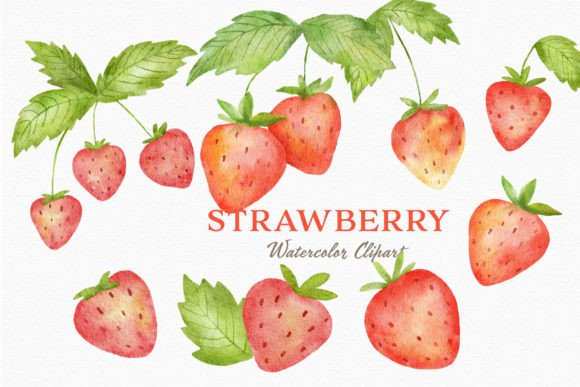 Download Strawberry Watercolor Clipart Berry PNG - Art Collection
