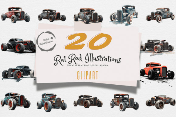 Download 20 Rat Rods PNG! Hot Rusty Rod Art - Art Collection