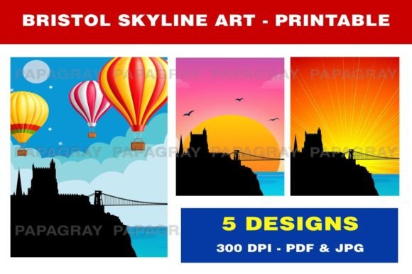 Download Bristol Skyline Printable Artwork - Art Collection