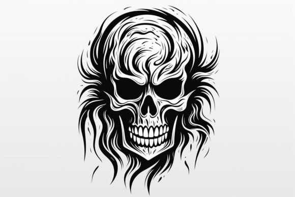 Download Creepy Creatures Skull Art - Art Collection