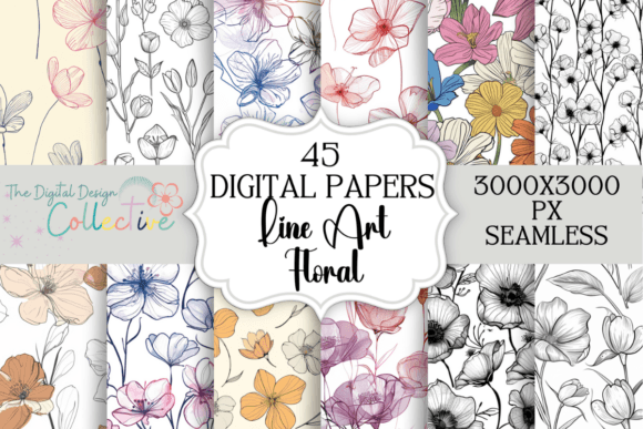 Download Boho Seamless Flowers Patterns - Seamless Collection