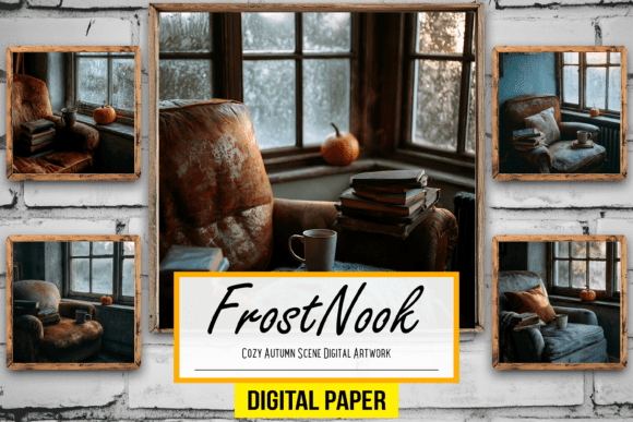 Download Cozy Autumn Scene Digital Artwork Design - Art Collection