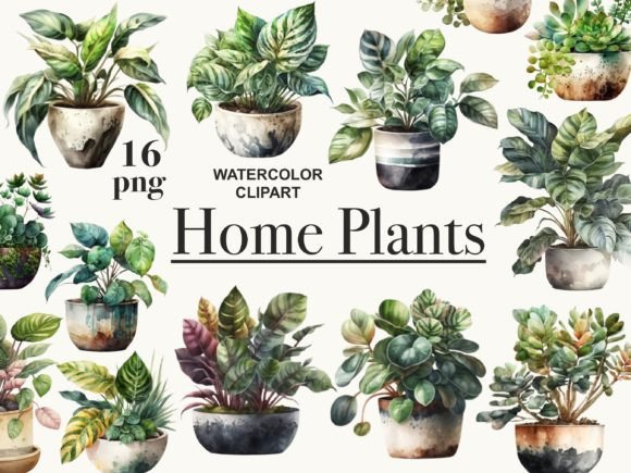 Download House Plants Clipart, Potted Plants Png - Art Collection